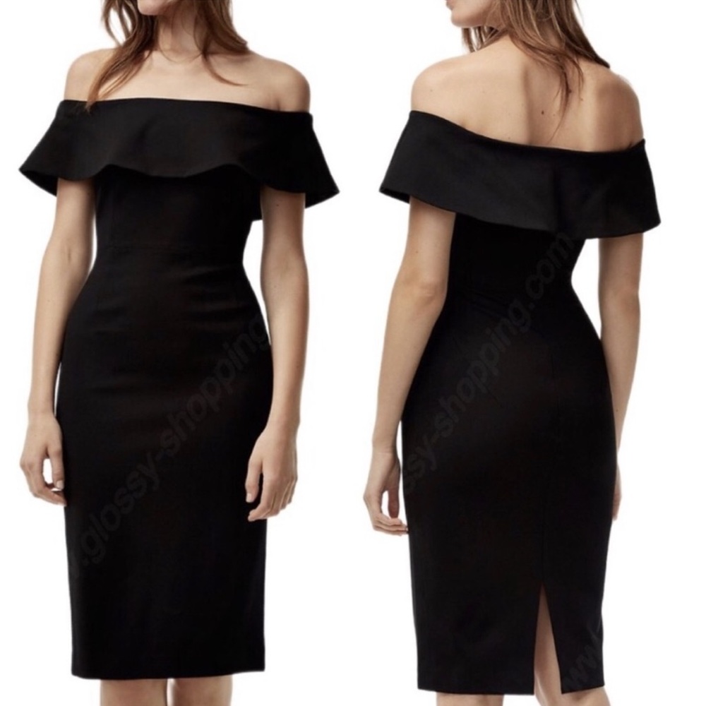 Aritzia Babaton Ruslan Off the Shoulder Dress